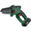 Bosch Mini motosega EasyChain 18V-15-7 (per taglio legno; sistema 18 Volt, velocità catena: 6,95 m/s, con batteria e caricabatterie da 2,5 Ah)