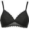 Naturana Padded Soft Cup Bra 5672, Reggiseno Imbottito Donna, Black,