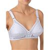 Naturana Reggiseno Senza Fili da Donna, Bianco (Bianco), 6C