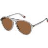 POLAROID SUNGLASSES FRAMES PLD 6225/S GREY 57/15/140 UOMO, Grigio, 57/15/140