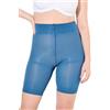 Ulla Popken Pantaloncini Anti-sfregamento Lunghi Fino al Ginocchio da 80 den Blu Medio 46+ 799278731-46+