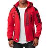 Geographical Norway Giacca Giubbotto Uomo Tangata Men Jacket Men (S, ROSSO)