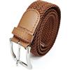 GLAMEXX24 Cintura Elastica Unisex in Tessuto Intrecciato, Cintura Elasticizzata Regolabile per Uomo e Donna, Confortevole e Resistente, Perfetta per Abbigliamento Casual e Formale