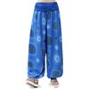 GLAMEXX24 Pantaloni Harem Donna, Larga Casual Pantaloni da Yoga con Tasche, Estivi Pantaloni Sportivi Leggeri per Jogging, Danza, Pilates