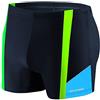 sesto senso Pantaloncini da Bagno Uomo Costume Boxer Calzoncini Pantaloni Swim Shorts BD 379 L Blu