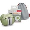 Alpine Muffy Baby Comfort, Paraorecchie per Neonati e Bambini, Certificato CE, Vestibilità Sicura e Confortevole, Protezione dell'udito Regolabile fino a 48 Mesi, Attenuazione 24 dB, Blu Denim