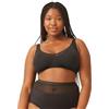 Naturana® Soft-BH con inserto in mesh, Nero , 4E