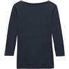 Marks & Spencer Top Slim Fit in Puro Cotone da Donna Nero 44
