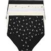 Marks & Spencer Mutande a Vita Alta Invisibili in Cotone Misto Modal - Confezione da 5 (Nero|46) da Donna Nero