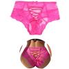 comeondear Perizoma Sexy Donna Pizzo Trasparente Tanga Seducente Taglie Forti Slip Brasiliana Vita Alta Mutande Sexydonna Perizomi Hot String in Mutandine Lingerie Intimo Panties Underwear Blu,XXL