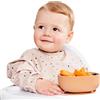 Nombear Bavaglino maniche lunghe per Bimbo - Bavaglini Impermeabili Svezzamento, Bavaglino con Maniche, Bavaglia con Tasca, 6 Mesi+