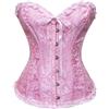 Wikoan Corsetto Donna Sexy Corsetti Bustino Elegante Corsetto da Donna Corsetti Stringivita Halloween,Bianco,3XL