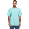 Build Your Brand BY102-Heavy Oversize Tee, T-Shirt Uomo, Blu (Berylblue), L