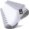 SockWaddles Calze Uomo Corte,6 paia Calzini Sportive Donna Uomo, traspiranti, in Cotone Estive, Unisex, Nero e bianco 43-46, 39-42, 35-38, 47-50
