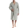 o-day Accappatoio Microfibra Uomo Donna Salvaspazio Unisex per Adulti con Cappuccio e Tasche Ideale per Viaggio Piscina Palestra Leggero Morbido (XXL, GRIGIO)