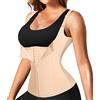 Junlan Corsetto Donna Body Contenitivo Modellante Pancera Contenitiva Donna Pancera Post Parto Pancera Waist Trainer (Nero, XXL)