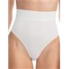 FarmaCell Bodyshaper 601B (Avorio, 2XL/3XL) Slip Contenitivo Modellante con pancera Tessuto NILIT Breeze Leggero e rinfrescante