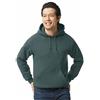 Gildan Felpa in Pile con Cappuccio, Modello G18500, Felpa con Cappuccio Uomo, Grigio (Dark Heather), S