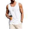 Terecey Canotta Sportive Uomo Stampata Canottiera Allenamento Traspiranti e a Prova di Sudore Maglie Bodybuilding Senza Maniche in Cotone Gilet T-Shirt per Fitness Runnig Sports, Nero XL