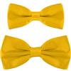 DonDon set papillon abbinati padre-figlio, già annodati e regolabili - Celeste