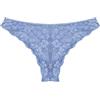 YAMAMAY - Slip Brasiliana in Pizzo, Denim, Linea Primula Color, Donna, 2