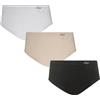Liabel Slip Vita Bassa Donna Conf 3pz, Art. AZ2590N Nero S/M