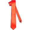 Ladeheid Cravatta classica da uomo, lucida, perfetta per l'ufficio e le festività, colori vari - Ideale per incontri d'affari, matrimoni TMS-8 (150cm x 8cm, Rosso)