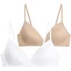 Marks & Spencer Primo Reggiseno Senza Ferretto AA-D - Confezione da 2 da Donna Beige