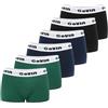 GoVIA Mutande Boxer Donna Culotte a Pantaloncino Slip Intimo Cotone Elasticizzato Vita Sportivo Traspirante Morbido Pacco da 6 UN2 S