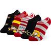 Harry Potter Calzini Bambina e Ragazza, 5 Paia de Calze Fantasmini Invisibili, Design Grifondoro Hogwarts, Idea Regalo Magica (Multi, 25-30 EU)