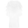 Marks & Spencer Confezione da 3 magliette intime a scollo a V in puro cotone Uomo Bianco