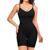 Junlan Body Contenitivo Modellante Donna Pancia Piatta Guaina Contenitiva Intimo Snellente Shaperwear Bodysuit (Bianco,3XL-4XL)