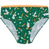 Dedoles Slip Donna & Bambina Mutande Cotone con Tanti Design Divertenti, Colore: Arancione, Disegno: Volpe e Farfalle (Ragazza), Taglia: 6-8 Anni