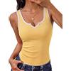 Terecey Canottiera Donna Cotone Elasticizzato Morbida Traspirante Slim