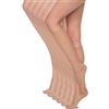 Annes styling Calzini da donna Gambaletti 15 DEN Senza pressione Leggeri e confortevoli Tutti i giorni Materiale liscio Taglia unica Sei paia Sheena15, Fumo