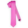 Ladeheid Cravatta classica da uomo, opaca, perfetta per l'ufficio e le festività, colori vari - Ideale per incontri d'affari, matrimoni TMM-7 (150cm x 7cm, Nero)