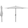 Bricozone Ombrellone da Giardino Rettangolare 3 x 2 m Parasole per Balcone con Air Vent Apertura a Manovella Anti UV Idrorepellente per Terrazzo Mare Spiaggia Piscina Verde