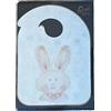 Lucgel Bavaglino Baby Bambino/Bambina grafica Coniglietto Puppy in TNT Usa e Getta 230x330mm - 300 pezzi -