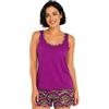 o-day Vanuè Completo 2 Pezzi Canotta e Pantaloncino Pigiama Corto Donna Cotone 100% -Pigiama Donna Estivo Leggero (IT, Testo, XL, Regular, Regular, Limoni - Blu)