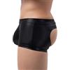 ohyeahlady Boxer Pelle Uomo Hot Divertenti Perizoma Seducente Aperto Traspirante Intimo Sexyhot Tagile Forti Elastici Mutande Sexy Adrenti Lingerie Curvy Costumi da Bagno Underwear Brief Nero,XL