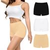 Briyat Mutande Boxer Donna Culotte a Pantaloncino Cotone Shorts Intimo con Cavallo Cotone Mutande Pacco da 3