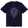 Dolly Noire League of Legends Maglietta Kai'Sa, Blu Scuro - Unisex, T-Shirt in 100% Cotone con Stampa, Collezione Ufficiale (IT, Testo, XXL, Regular, Regular)