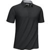 KEFITEVD Polo da uomo a maniche corte, traspirante, da golf, estiva, per il tempo libero, bianco, L
