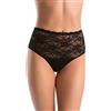 Teyli Slip da Donna A Vita Alta in Morbido Cotone Traspirante con Inserto in Pizzo Eleganti E Confortevoli Intimo Ideale per Ogni Occasione.Beige XXL
