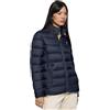Polo Club Giacca Ultralight Nera da Donna in colore blu navy con ricamo e chiusura Zip - Cappotto Invernale