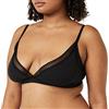 sloggi Donna Go Ribbed Bralette, Nero, XS