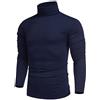COOFANDY Maglione Uomo Collo Alto Dolcevita Uomo Maniche Lunghe Lupetto Tinta Unita Casual Stretch Maglietta Basic Grigio S
