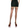 sesto senso Calze Autoreggenti Collant 8 Denari Trasparenti Lisce con Silicone Donna beige carne 3/4 Antilope