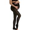 Relaxsan M2090A (Nero 1-S) Collant premaman cotone classe 2 - K2 medicali punta aperta