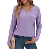 Gyabnw Maglia Manica Lunga Donna Tshirt Design Cavo T-Shirt Maglie Girocollo Donna Moda Bluse Camicia Top Casual
